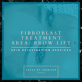 Fibroblast Treatment Area: Brow Lift