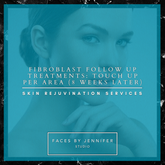 Fibroblast Follow Up Treatments: Touch Up Per Area (8 Weeks Later)